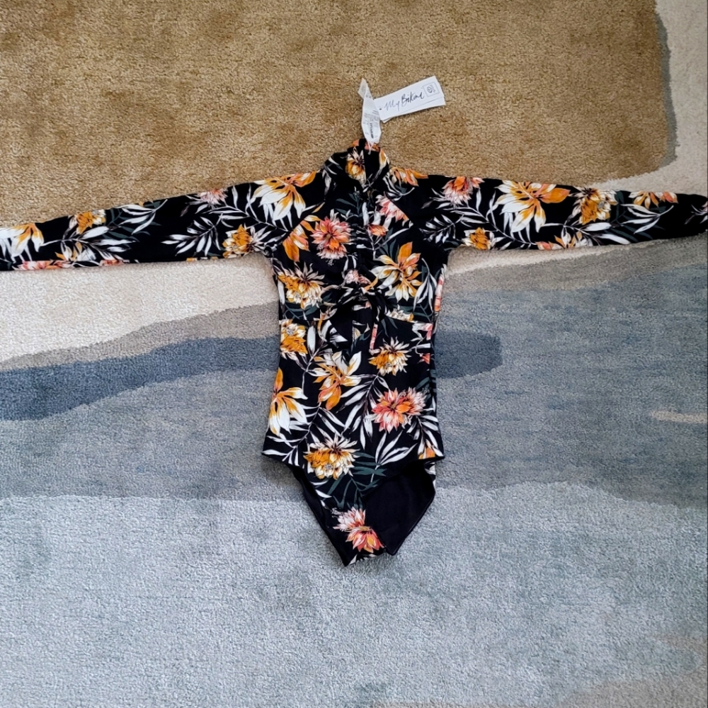 Ripcurl Playa Blanca Floral Long Sleeve Surf Suit